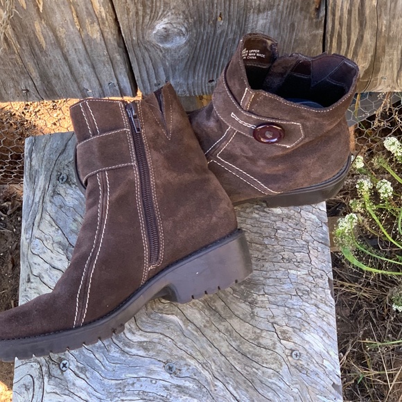 High Sierra Bown Suede "Tabbie" Boots size 8 - Picture 12 of 14